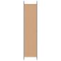 Preview: 6-teiliger Raumtrenner Beige 300 x 220 cm Stoff