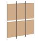 Preview: 3-teiliger Raumteiler Beige 150 x 180 cm Stoff