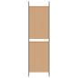 Preview: 3-teiliger Raumteiler Beige 150 x 180 cm Stoff