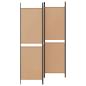 Preview: 4-teiliger Raumteiler Beige 200 x 180 cm Stoff