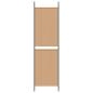 Preview: 4-teiliger Raumteiler Beige 200 x 180 cm Stoff