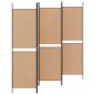 Preview: 5-teiliger Raumteiler Beige 250 x 180 cm Stoff