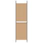 Preview: 6-teiliger Raumtrenner Beige 300 x 180 cm Stoff