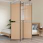 Preview: ARDEBO.de - 3-teiliger Raumteiler Beige 150 x 200 cm Stoff