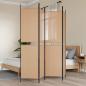 Preview: ARDEBO.de - 4-teiliger Raumteiler Beige 200 x 200 cm Stoff
