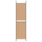 Preview: 6-teiliger Raumtrenner Beige 300 x 200 cm Stoff