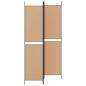 Preview: 3-teiliger Raumteiler Beige 150 x 220 cm Stoff