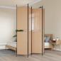 Preview: ARDEBO.de - 4-teiliger Raumteiler Beige 200 x 220 cm Stoff