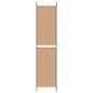 Preview: 4-teiliger Raumteiler Beige 200 x 220 cm Stoff