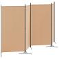 Preview: 4-teiliger Raumteiler Beige 346 x 180 cm Stoff