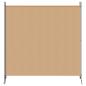 Preview: 2-teiliger Raumteiler Beige 348 x 180 cm Stoff