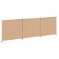 Preview: 4-teiliger Raumteiler Beige 525 x 180 cm Stoff