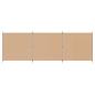 Preview: 4-teiliger Raumteiler Beige 525 x 180 cm Stoff
