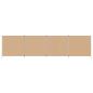 Preview: 4-teiliger Raumteiler Beige 698 x 180 cm Stoff