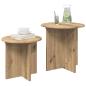 Preview: Beistelltisch-Set 2 stk. Artisan-Eiche Ø 45 x 45 cm