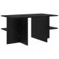 Preview: Couchtisch Schwarze Eiche 87 x 50 x 45 cm Holzwerkstoff