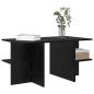 Preview: Couchtisch Schwarze Eiche 87 x 50 x 45 cm Holzwerkstoff