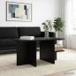 Preview: Couchtisch Schwarze Eiche 87 x 50 x 45 cm Holzwerkstoff