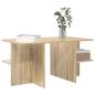 Preview: Couchtisch Sonoma-Eiche 87 x 50 x 45 cm Holzwerkstoff