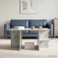 Preview: ARDEBO.de - Couchtisch Betongrau 87 x 50 x 45 cm Holzwerkstoff
