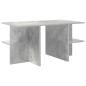 Preview: Couchtisch Betongrau 87 x 50 x 45 cm Holzwerkstoff