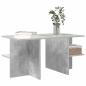 Preview: Couchtisch Betongrau 87 x 50 x 45 cm Holzwerkstoff