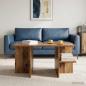 Preview: ARDEBO.de - Couchtisch Altholz 87 x 50 x 45 cm Holzwerkstoff