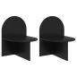 Preview: Nachttisch 2 stk. Schwarze Eiche 48 x 49 x 65 cm Holzwerkstoff