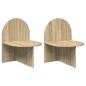 Preview: Nachttisch 2 stk. Sonoma-Eiche 48 x 49 x 65 cm Holzwerkstoff