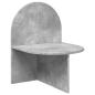 Preview: Nachttisch Betongrau 48 x 49 x 65 cm Holzwerkstoff