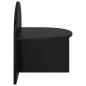 Preview: Nachttisch Schwarze Eiche 40 x 35,5 x 45,5 cm Holzwerkstoff