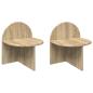 Preview: Nachttisch 2 stk. Sonoma-Eiche 40 x 35,5 x 45,5 cm
