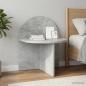 Preview: ARDEBO.de - Nachttisch Betongrau 40 x 35,5 x 45,5 cm Holzwerkstoff