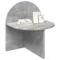 Preview: Nachttisch 2 stk. Betongrau 40 x 35,5 x 45,5 cm Holzwerkstoff