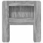 Preview: Kopfteil-Schrank mit Speicher Graues Sonoma Holzwerkstoff
