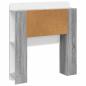 Preview: Kopfteil-Schrank mit Speicher Graues Sonoma Holzwerkstoff