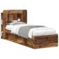 Preview: Kopfteil-Schrank mit Speicher Altholz Holzwerkstoff