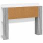 Preview: Kopfteil-Schrank mit Speicher Graues Sonoma Holzwerkstoff