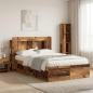 Preview: Kopfteil-Schrank mit Speicher Altholz Holzwerkstoff
