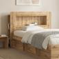 Preview: ARDEBO.de - Kopfteil-Schrank Artisan-Eiche 100 cm Holzwerkstoff