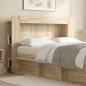 Preview: Kopfteil-Schrank mit Speicher Sonoma-Eiche Holzwerkstoff