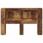 Preview: Kopfteil-Schrank mit Speicher Altholz Holzwerkstoff