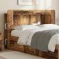 Preview: Kopfteil-Schrank mit Speicher Altholz Holzwerkstoff