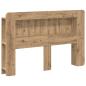 Preview: Kopfteil-Schrank Artisan-Eiche 160 cm Holzwerkstoff