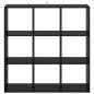 Preview: Bücherregal Schwarze Eiche 102 x 32 x 102 cm