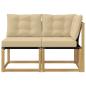 Preview: 2 stk. Outdoor Mittel- und Ecksofa Weiß