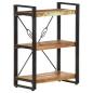Preview: ARDEBO.de - B?cherregal 3 F?cher 60x30x80 cm Altholz Massiv