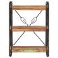 Preview: B?cherregal 3 F?cher 60x30x80 cm Altholz Massiv