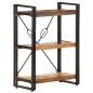 Preview: B?cherregal 3 F?cher 60x30x80 cm Altholz Massiv