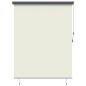Preview: ARDEBO.de - Rollo Creme 200 x 250 cm Stoff und Aluminium